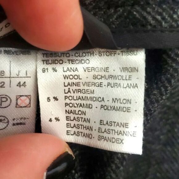 MAXMARA WEEKEND‎ WOOL PANTS Size 10 CAREER OFFICE - Picture 7 of 7